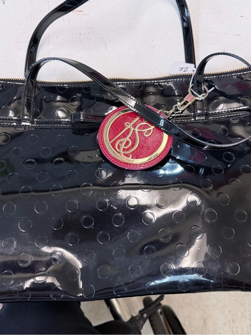 Kate Spade Black Patent Tote Bag - Elegant Everyday Carry